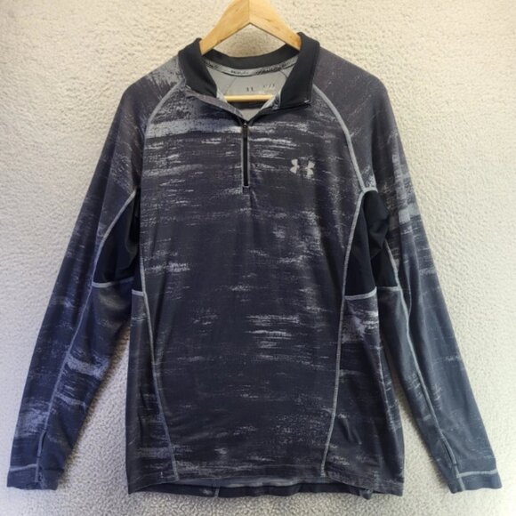 Under Armour Other - UA Run Under Armour Shirt Men Medium 1/4 Zip Pullover HeatGear Performance